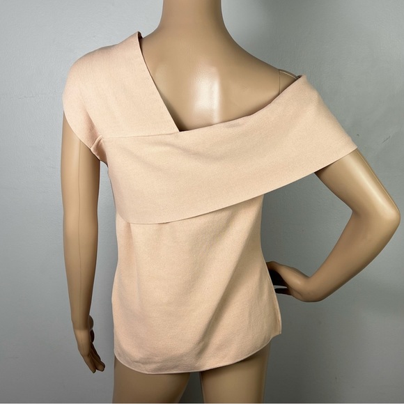 NEW REISS PINK ONE-SHOULDER KNIT TOP - Picture 7 of 9